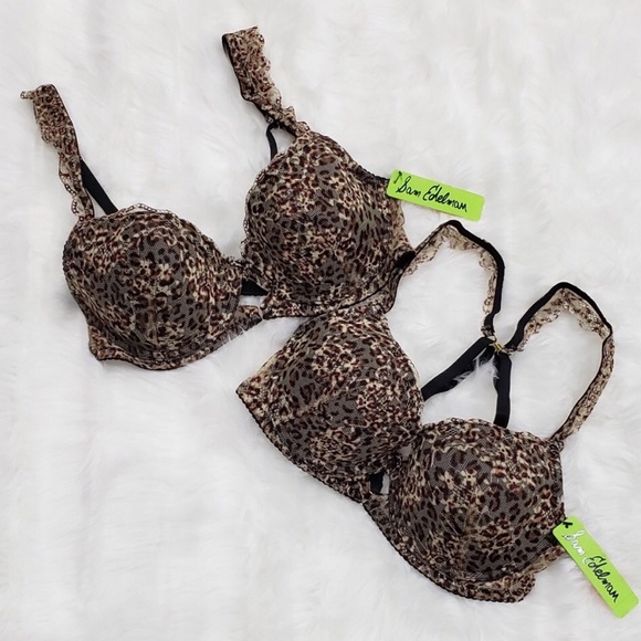 Brand New Sam Edelman Cheetah lace convertible bra - Picture 2 of 4